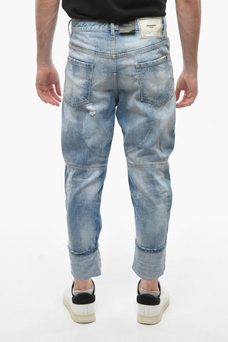 Cuffed Hem COMBAT Jeans