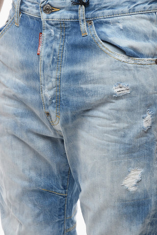 Cuffed Hem COMBAT Jeans