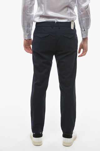 Pantaloni Casual MARAIS a Tinta unita con Cuciture a Vista