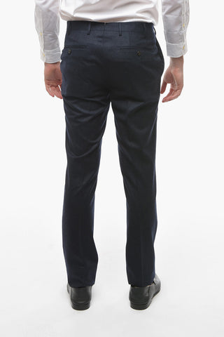 Wool Mid Waist Flat Front ACADEMY Trousers
