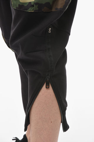 Cargo Joggers with Camo-printed Detailings