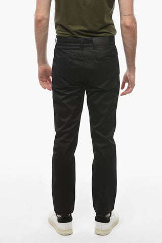 5 Pocket Cotton Pants with Belt Loops