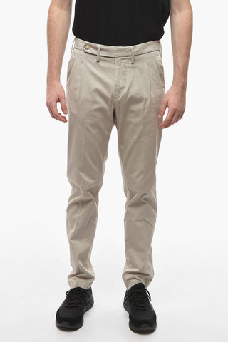Basket Wave Motif Double-Pleat ROPPONGI Pants