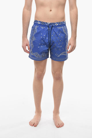Paisley Patterned Swim Shorts