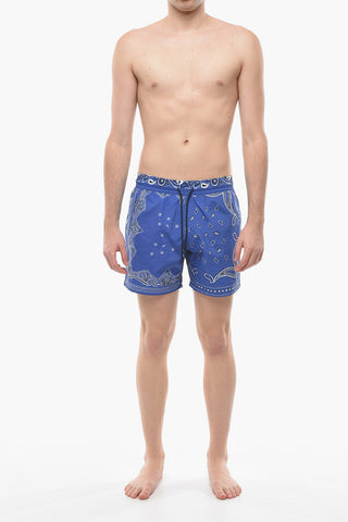 Paisley Patterned Swim Shorts