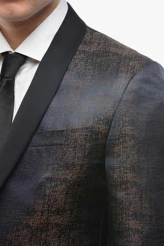 CERIMONIA Shawl Lapel ACADEMY Silk Blazer