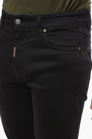 Stretch Denim Slim Fit Jeans 13cm