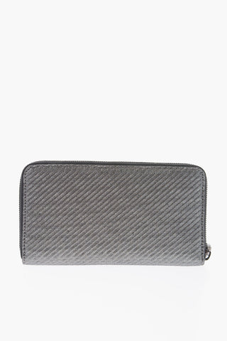 EMPORIO Lurex Wallet with Logo Plate