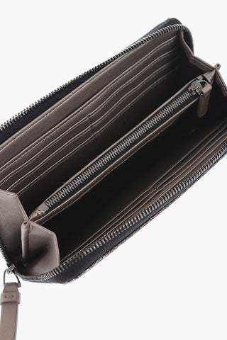 EMPORIO Lurex Wallet with Logo Plate