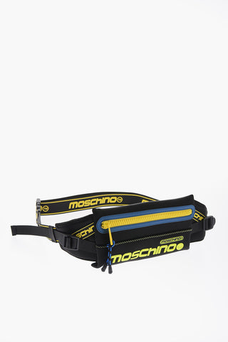 COUTURE! Technical Fabric Waist Bag with Fluorescent Logo and Embossed
