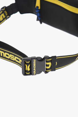 COUTURE! Technical Fabric Waist Bag with Fluorescent Logo and Embossed