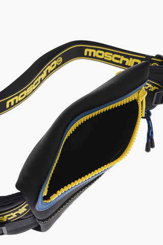 COUTURE! Technical Fabric Waist Bag with Fluorescent Logo and Embossed
