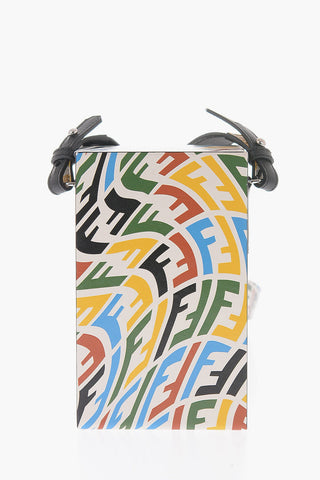 All-Over Monogram FF Leather Crossbody Bag