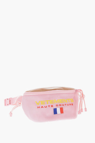 Nylon Bum Bag with Front Embroidery