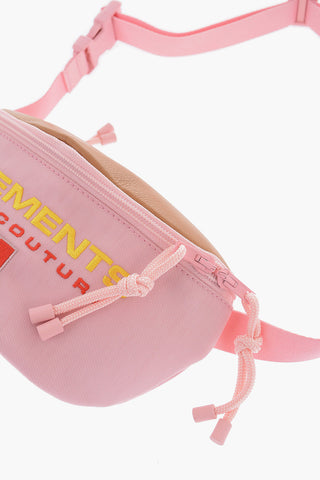 Nylon Bum Bag with Front Embroidery