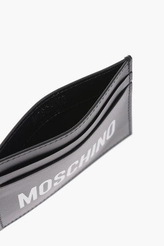 COUTURE! Leather Card Holder with Printed Contrasting Logo