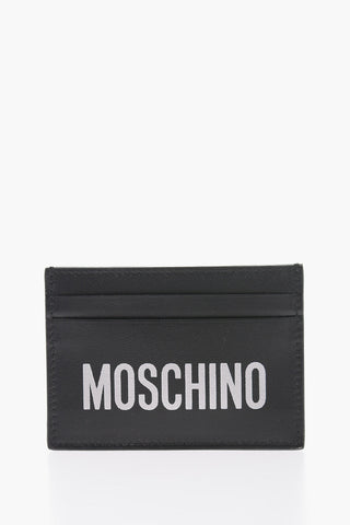COUTURE! Leather Card Holder with Printed Contrasting Logo