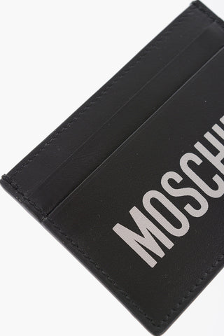 COUTURE! Leather Card Holder with Printed Contrasting Logo