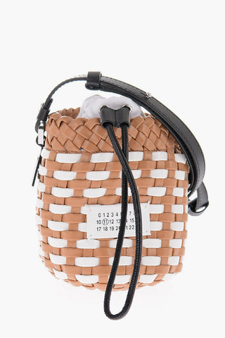 MM11 Two-Tone Braided Fabric mini Bag