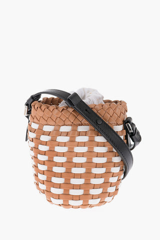MM11 Two-Tone Braided Fabric mini Bag