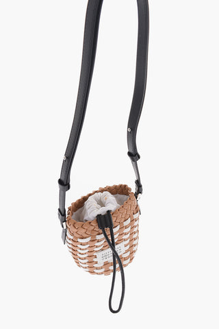 MM11 Two-Tone Braided Fabric mini Bag