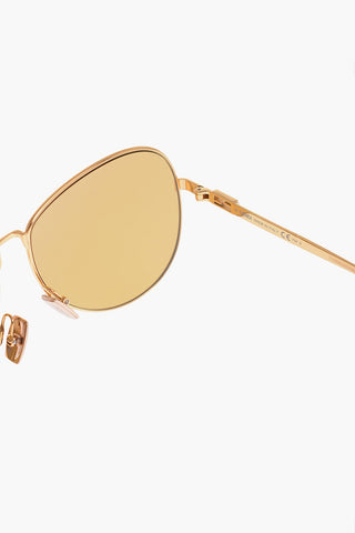 Aviator Sunglasses with Golden Frame