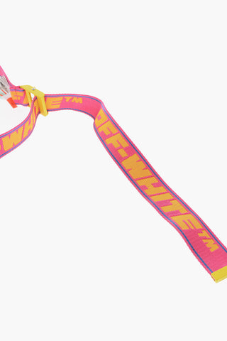 35mm Industrial Logo-Print Fabric Belt