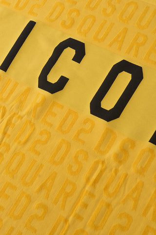 ICON Telo Mare in Cotone con Dettaglio a Contrasto