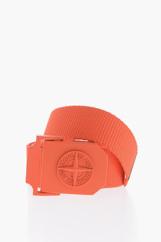 Solid Color Industrial Belt with Embossed Logo 35mm