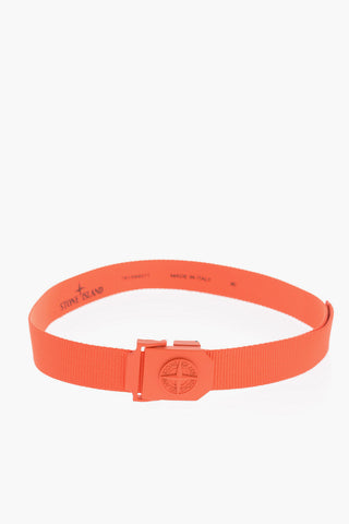 Solid Color Industrial Belt with Embossed Logo 35mm