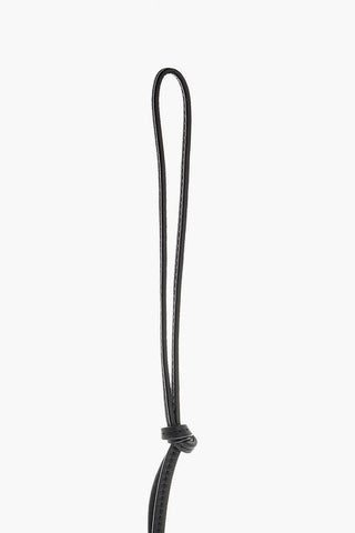 Two-Tone Fringes Leather Bag Pendant