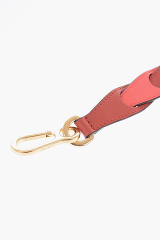 Tracolla Per Borsa In Pelle con Logo Inciso