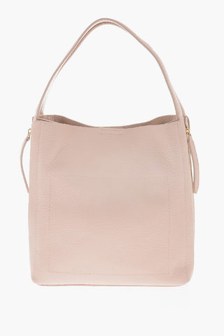 Borsa a Spalla GRACE in Pelle Martellata con Zip Laterale 
