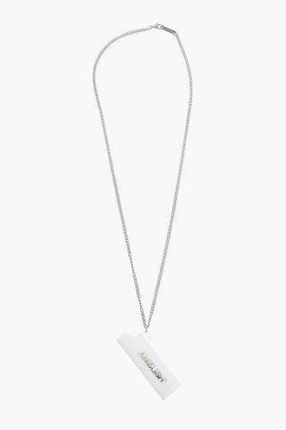 Chain Necklace with Lighter Case Pendant