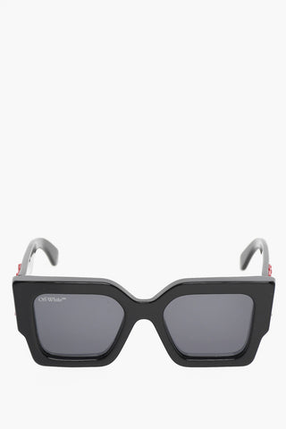 Squared Frame CATALINA Sunglasses with Contrasting Logo