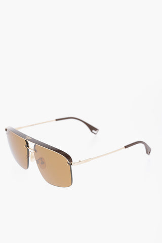 Aviator Sunglasses with Golden Details