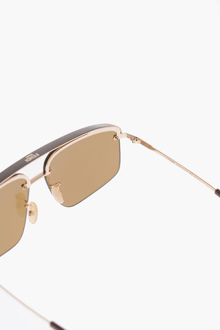 Aviator Sunglasses with Golden Details