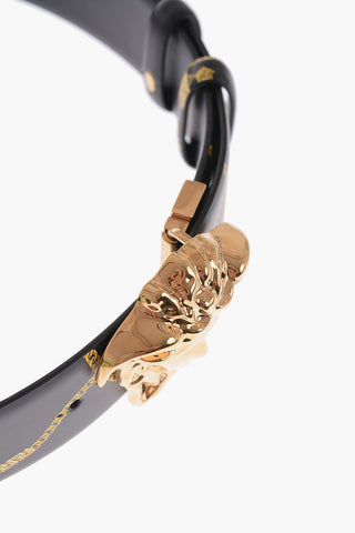 Cintura LA MEDUSA Reversibile in Pelle 40mm