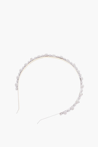 Brass Hairband with Rhinestone Embellishment