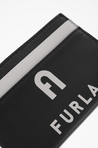 Portacarte IRIS in Pelle Con Logo a Contrasto