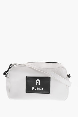 Color Clock Nappa IRIS Crossbody Bag with Decorative Logo