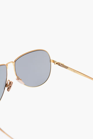 Aviator Sunglasses with Golden Frame