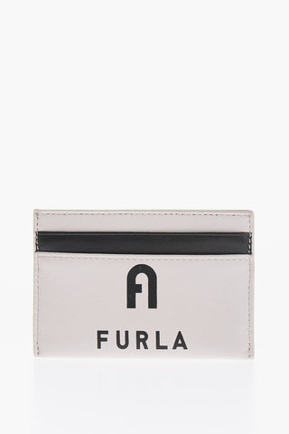 Leather IRIS Card Holder with Contrast Logo