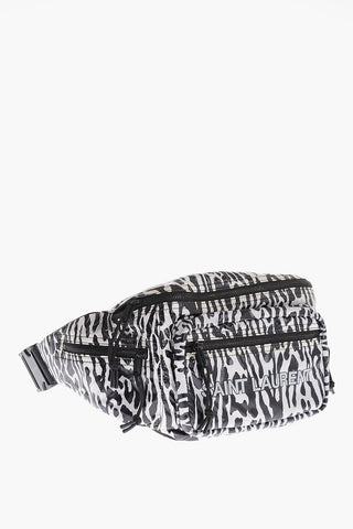 Marsupio in Motivo Animalier e a Quadri Rip Stop