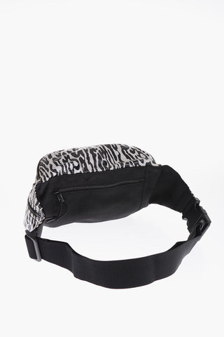 Marsupio in Motivo Animalier e a Quadri Rip Stop