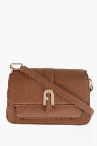Borsa in Pelle Martellata con Tracolla Removibile