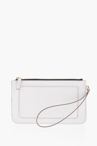 Saffiano Leather Wallet with Wrist Strap
