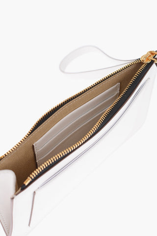 Saffiano Leather Wallet with Wrist Strap