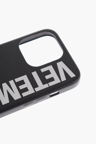 Cover Per Iphone 13 /13 Pro in Ecopelle con Stampa Logo