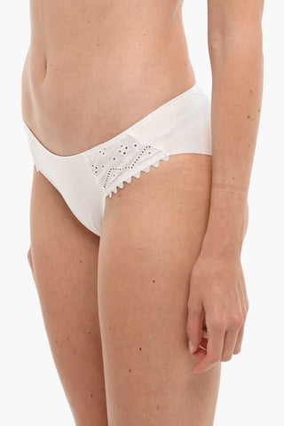 Cotton Blend BLOOM Briefs with Sangallo Details